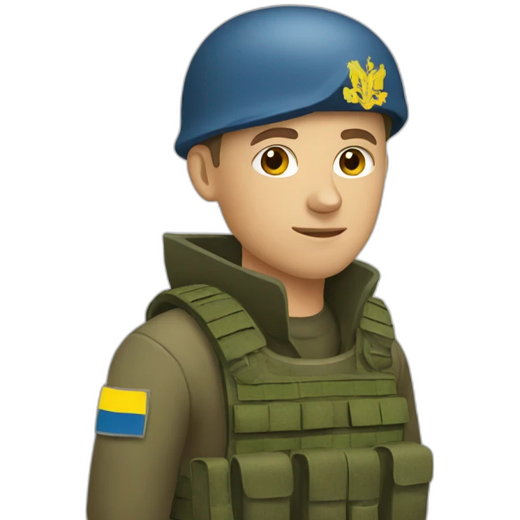 Ukrainian soldier emoji