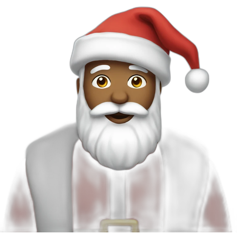 Gay santa emoji