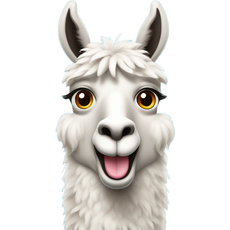 smiled lama emoji