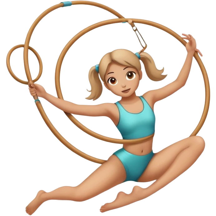 girl doing aerial hoop  emoji