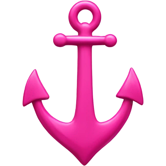 pink anchor  emoji