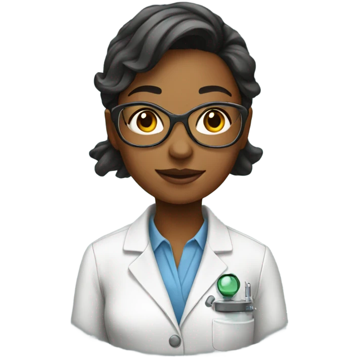 girl scientist emoji