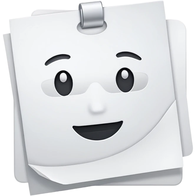 paper with test emoji