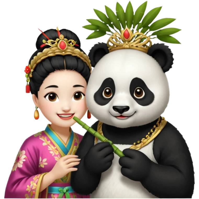 panda habit princesse chinoise emoji