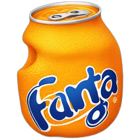 Fanta orange emoji