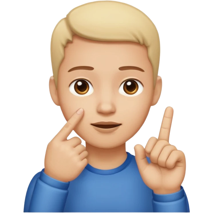 showing with your big finger on the neck  emoji