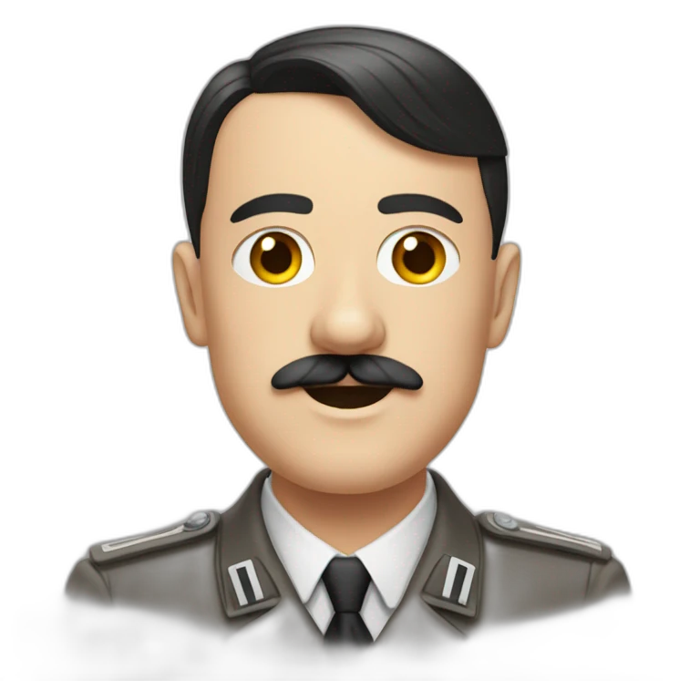 Hitler qui fait bonjour  emoji