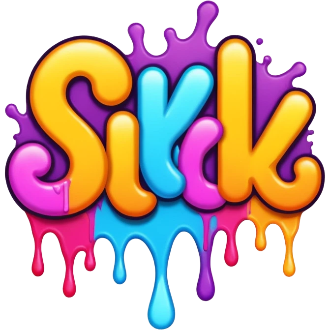 the word SICK in graffiti font emoji