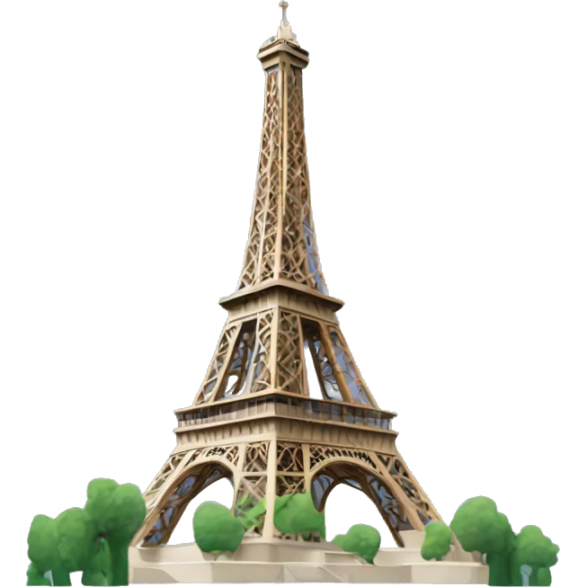 Eiffel Tower with Hege Graarud emoji