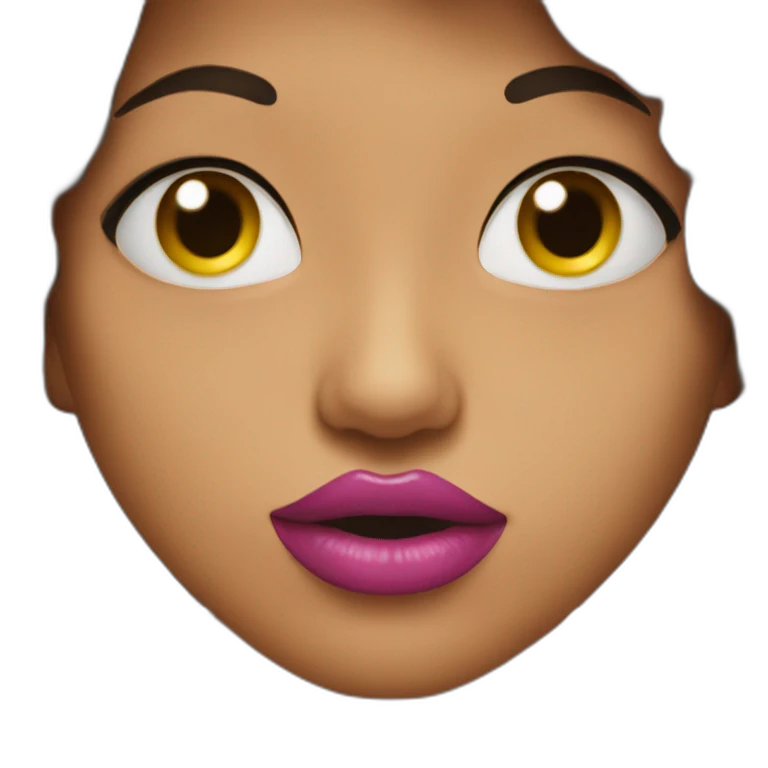 Beso labios emoji