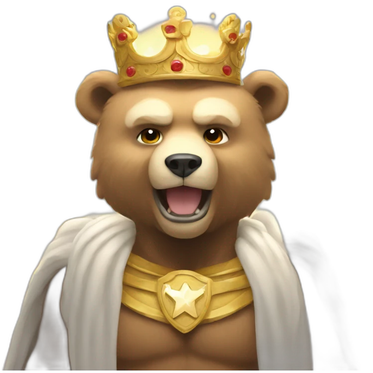 Heavenly bear of power emoji