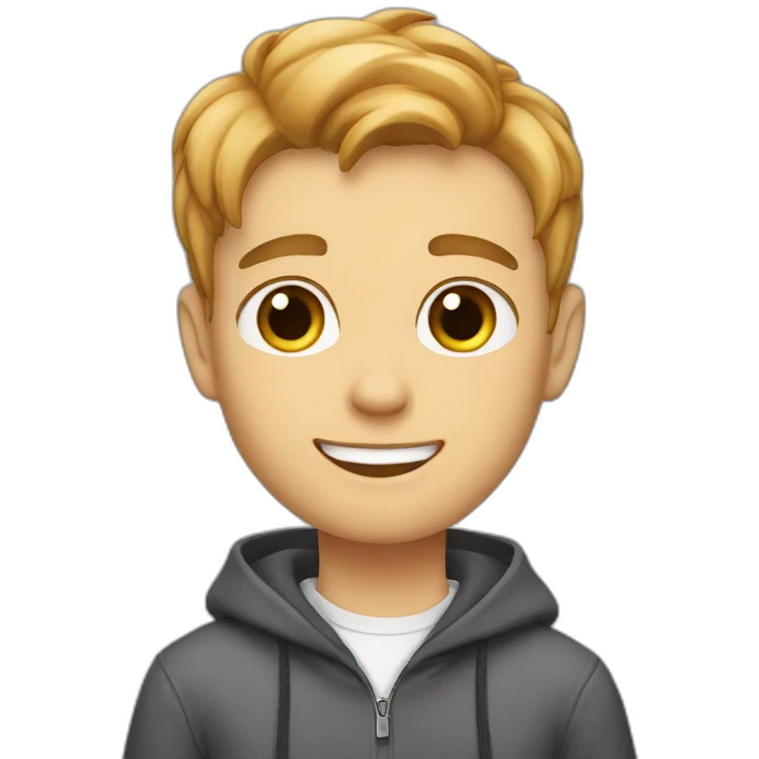 Cat lover boy emoji