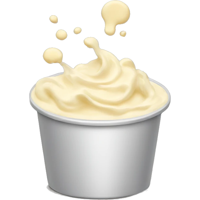 tub of cream emoji