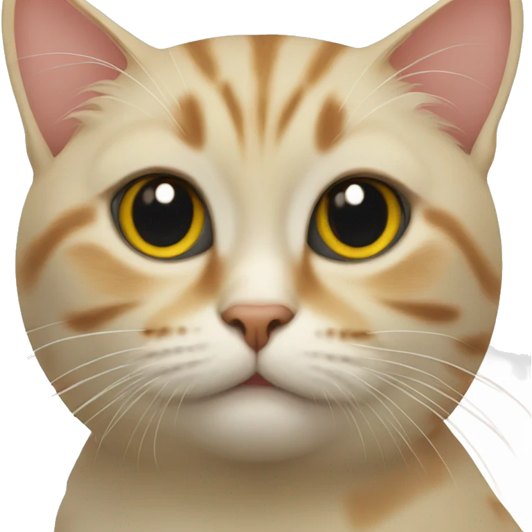 Cat with duck face emoji