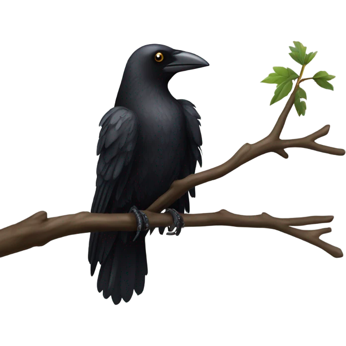 Crow emoji