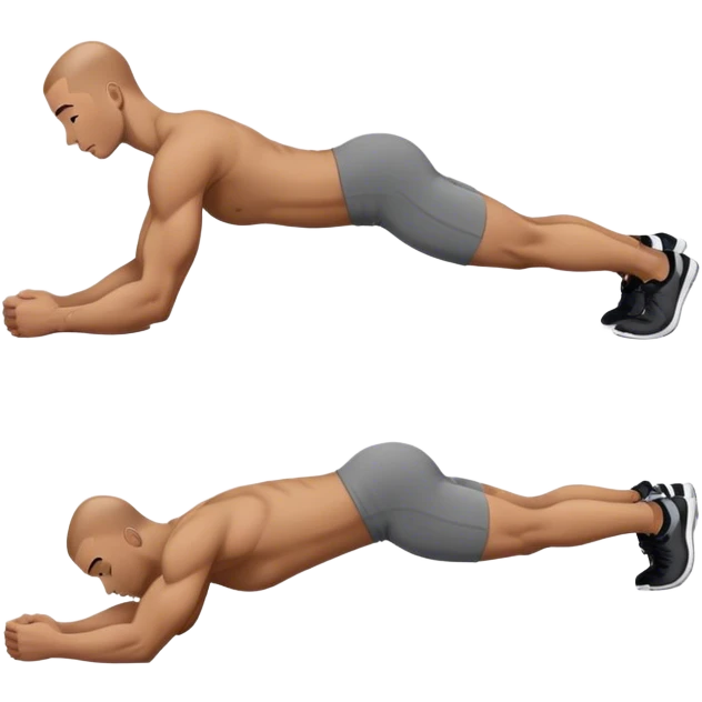 side-view guy weighted glute-bridges emoji