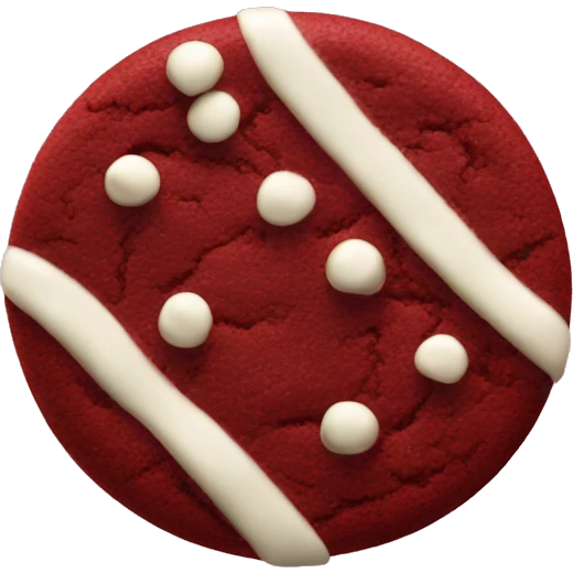 red velvet cookie emoji