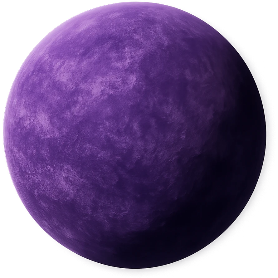 purple planet emoji