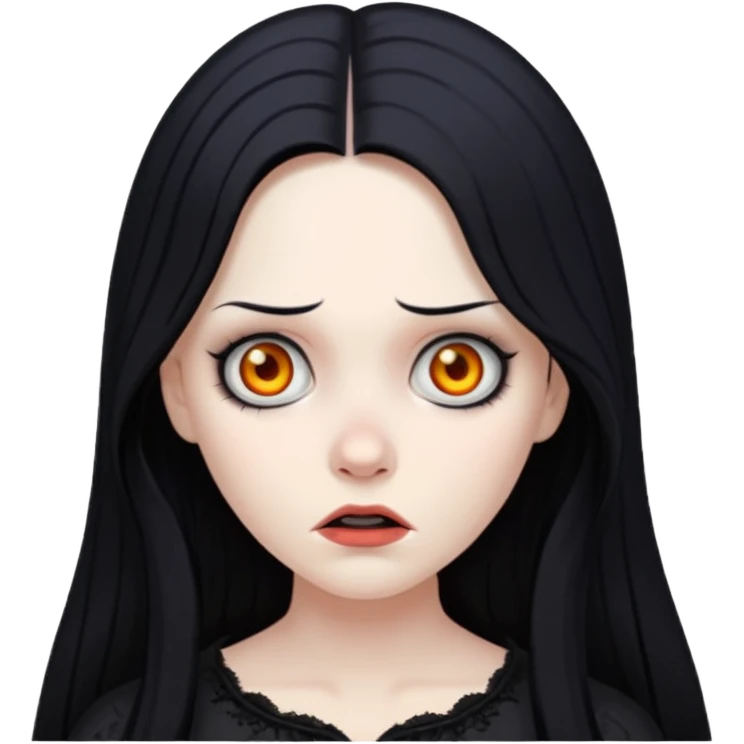 haunted portrait of a woman emoji