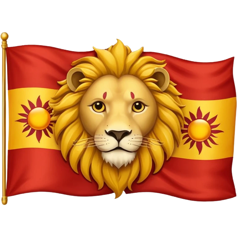 پرچم شیر و خورشید emoji