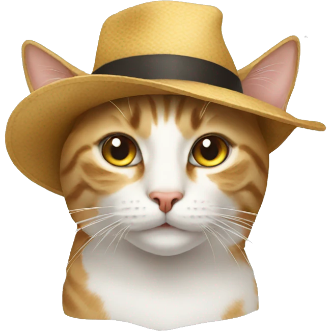 cat with a hat emoji