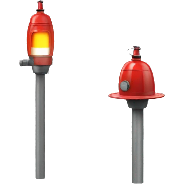 classic firefighter beacon light emoji