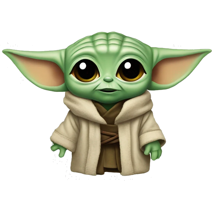 Baby yoda with cmpu  emoji