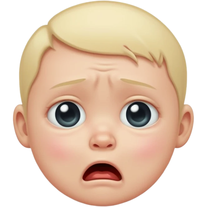 Baby crying emoji