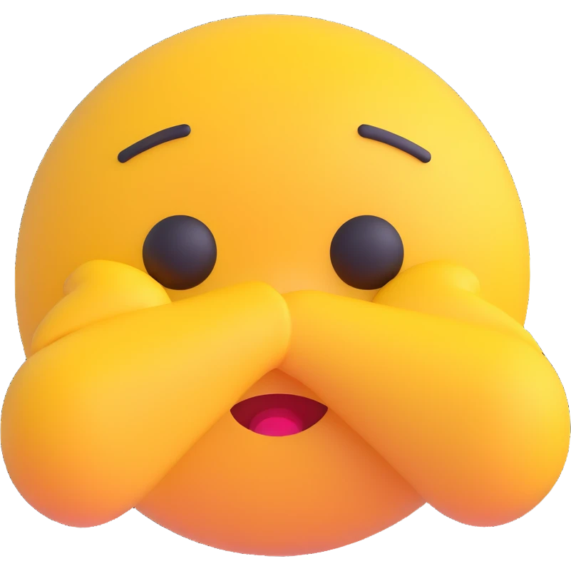 cartoon sticker of a depressed and sad emoji, colorful and cheerful style, no text, suitable for WhatsApp and Instagram, transparent background emoji