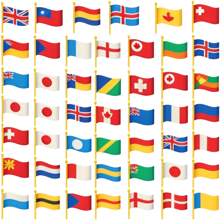 Drapeaux voyageur emoji