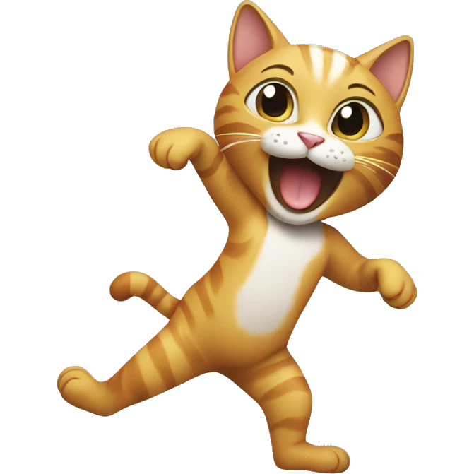 Cat dancing  emoji