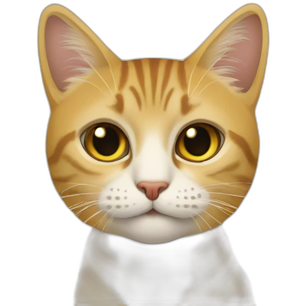 Маленький сіренький котик  emoji
