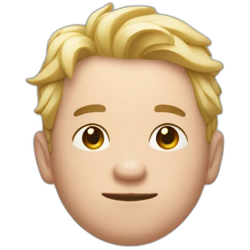 Homme noir sur cochon emoji