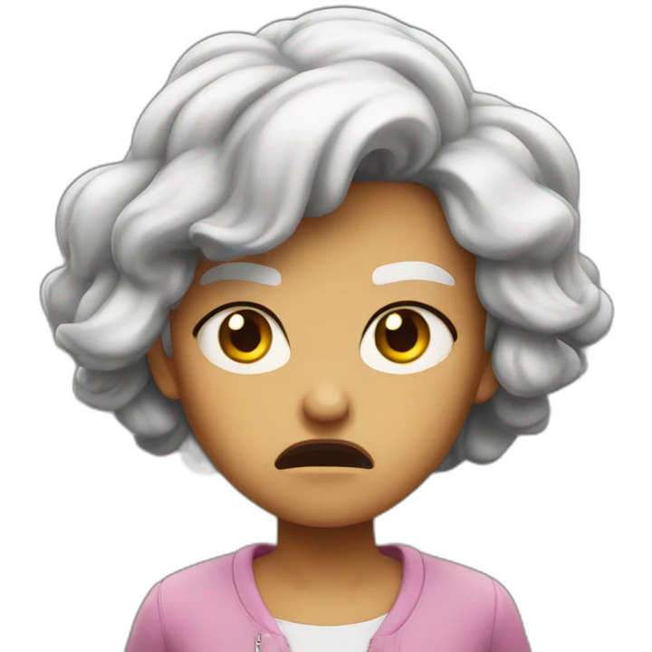 Dina angry emoji