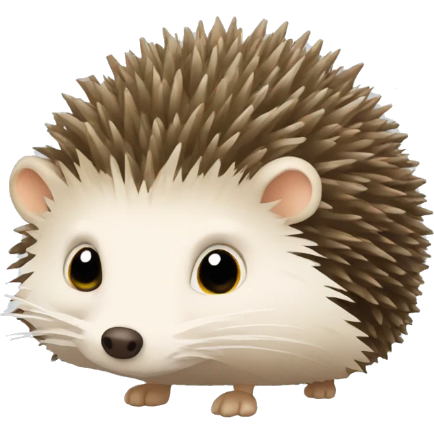 Hedgehog with thought bubble emoji