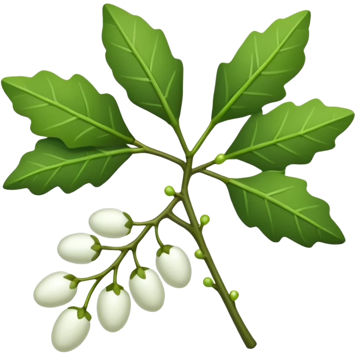 christmas mistletoe emoji