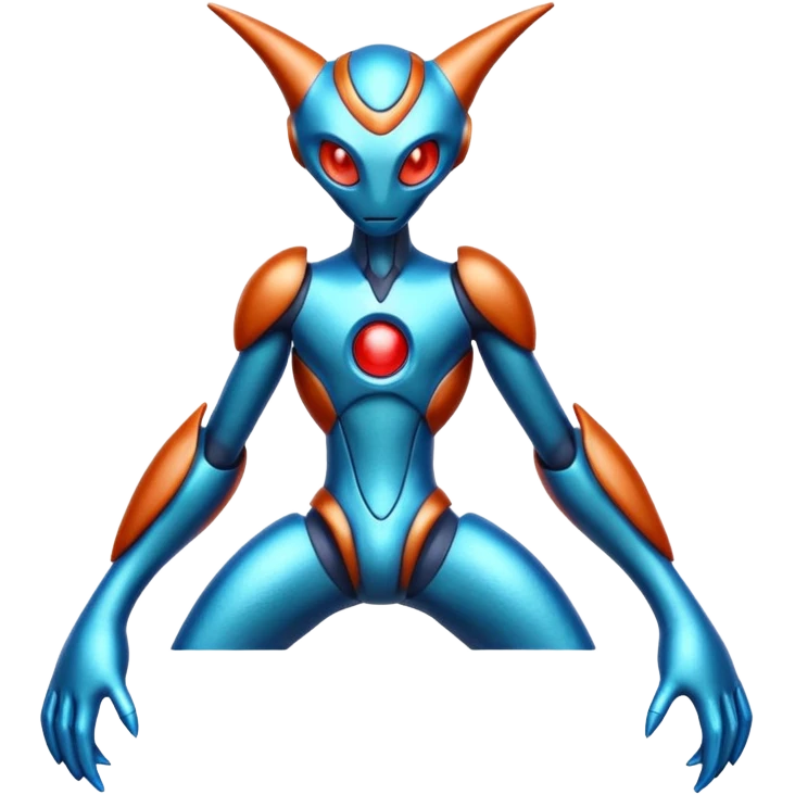 Metallic Incandescent Handsome Deoxys-Stitch-hybrid  emoji