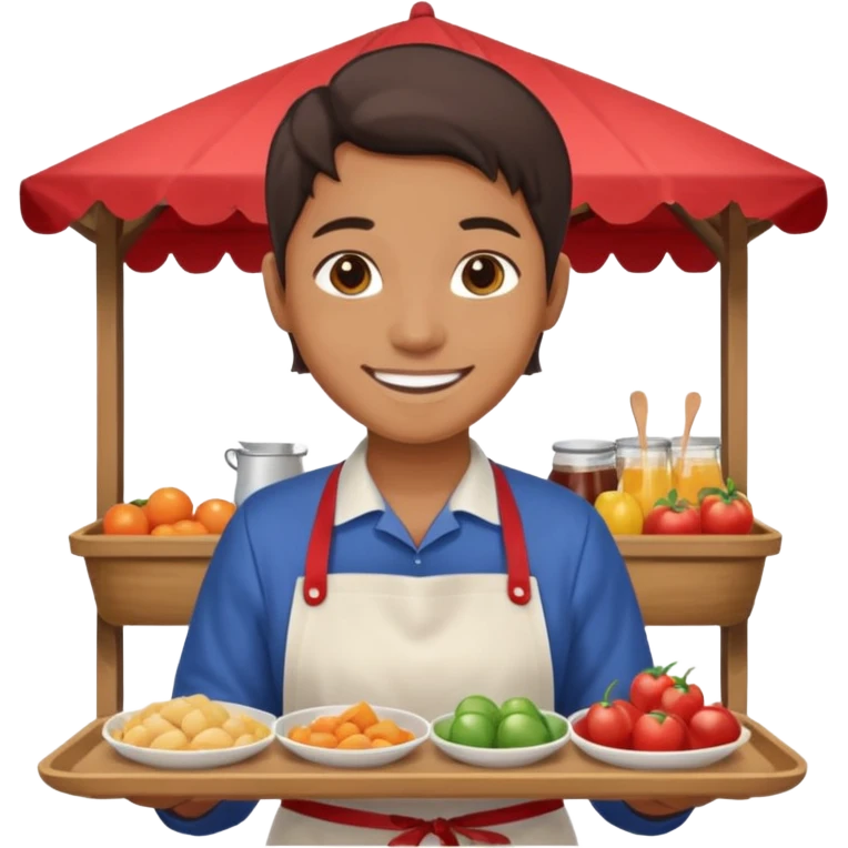 Night Market Vendor  emoji