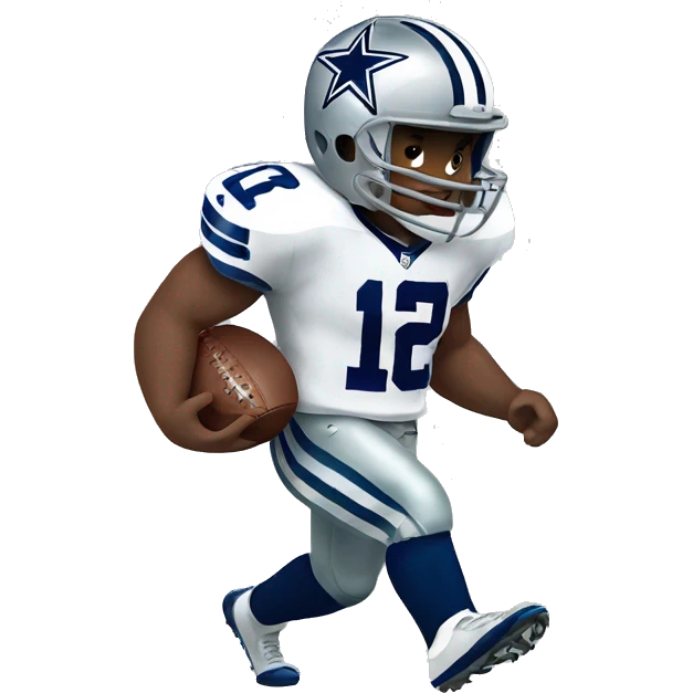 NFL football player, Dallas cowboys, tackle emoji