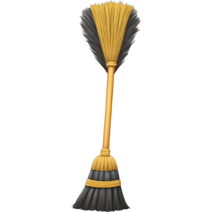 a broom for a bath emoji