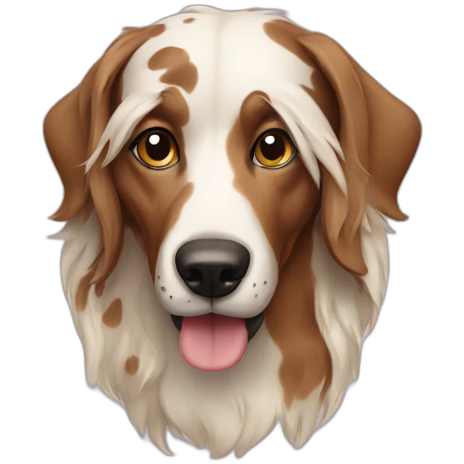 Bohemian spotted dog emoji