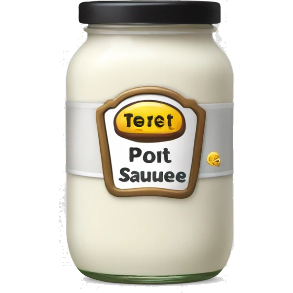 jar of white sauce emoji