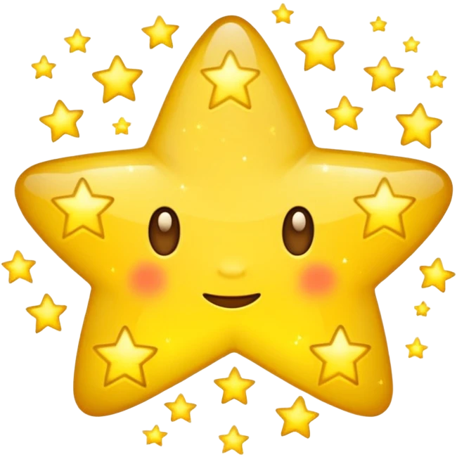 cute ones please stars  emoji