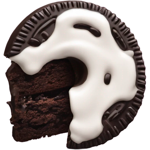 oreo yum emoji