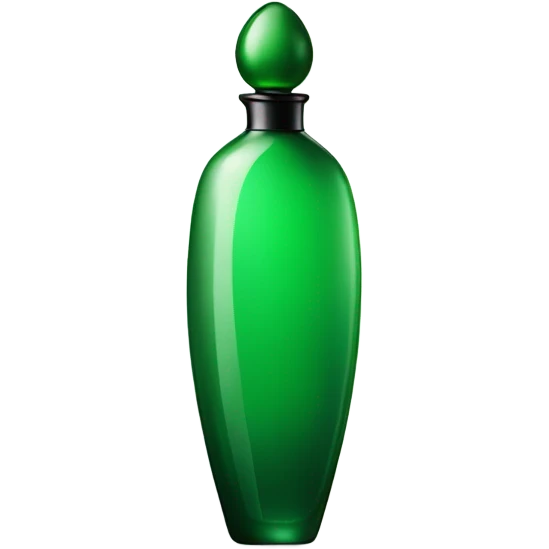 Perfume green bottle  emoji