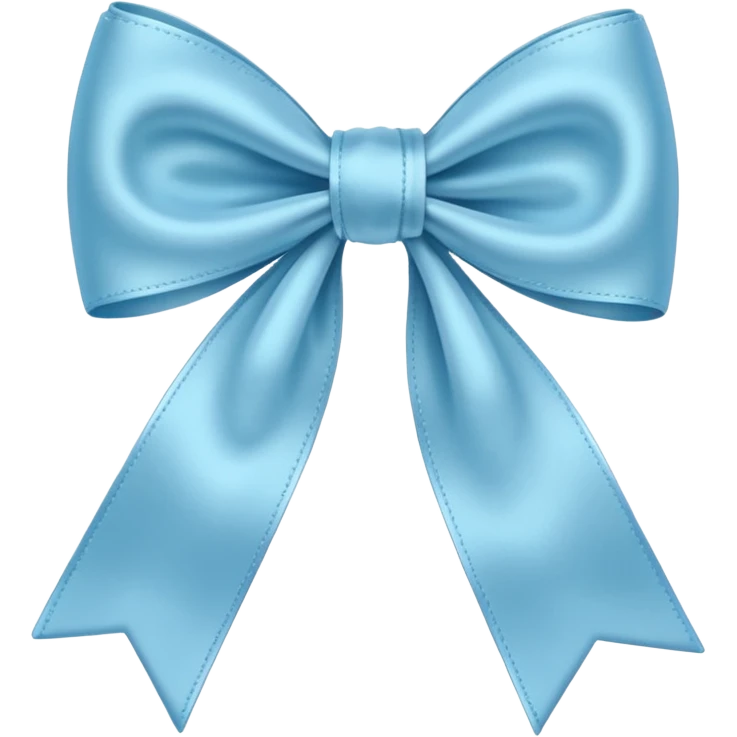 Light blue bow emoji