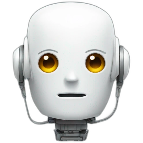 White robot  emoji