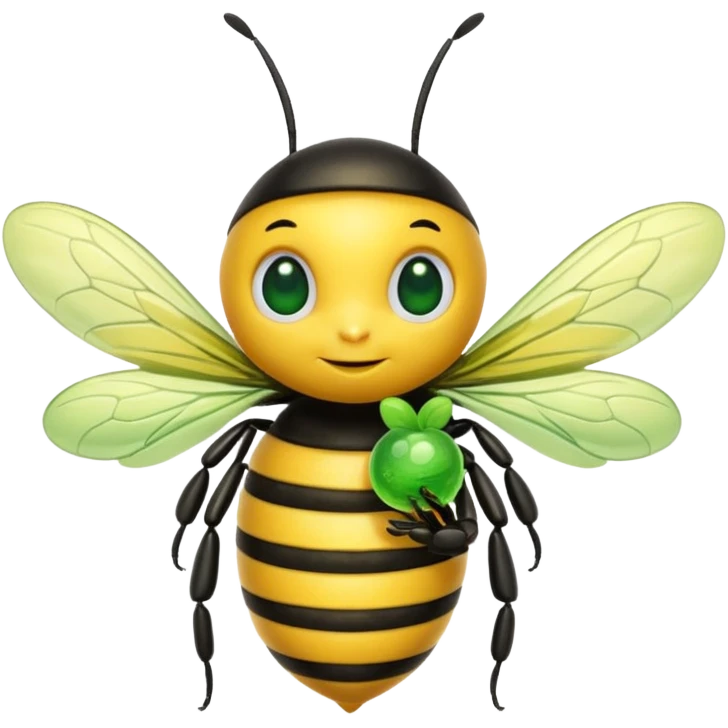 Bee with sprite emoji