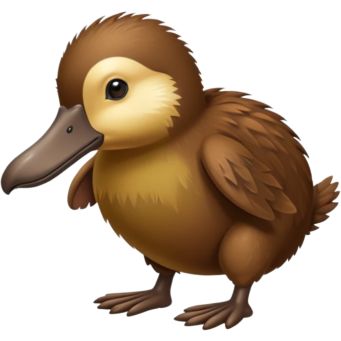 a kiwi bird mixed with a platypus emoji