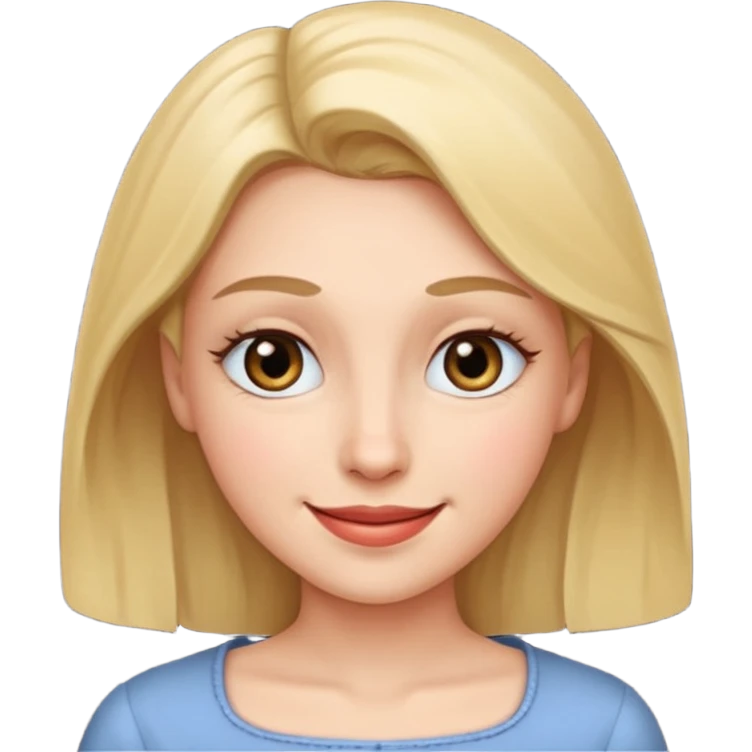 Demure smile, one eye open, almost smirking emoji